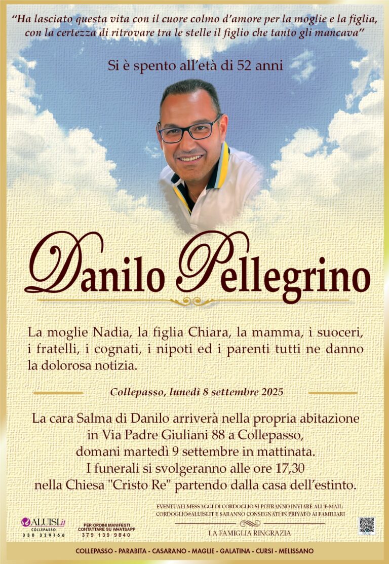 ANNUNCIO - danilo pellegrino