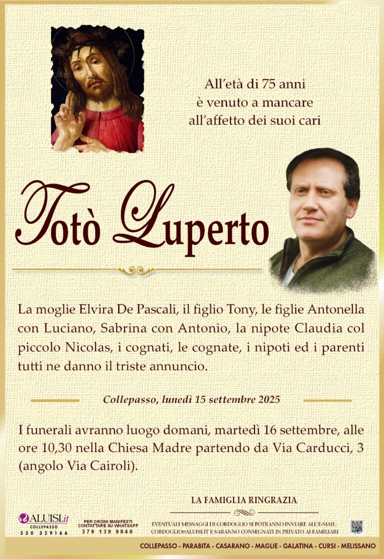 annuncio TOTò