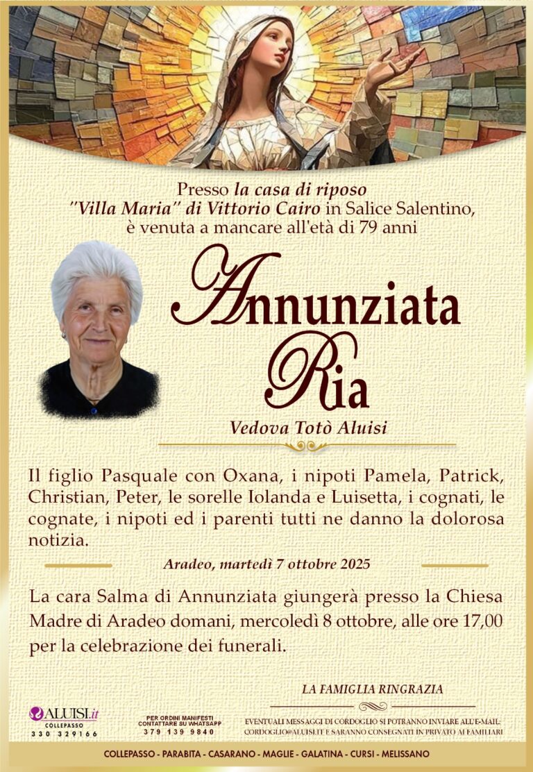 annuncio ANNUNZIATA