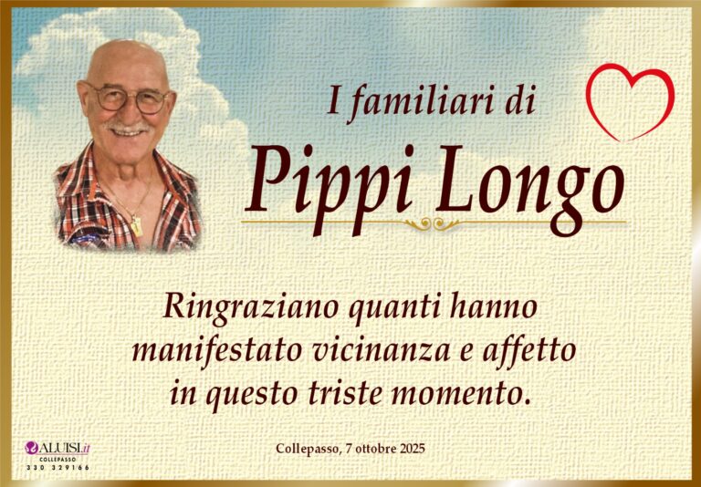 ringraziamento PIPPI LONGO