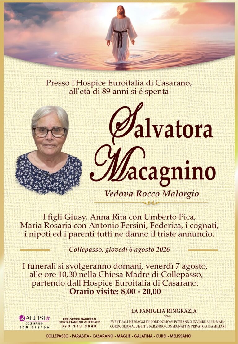 annuncio VEDOVA MALORGIO