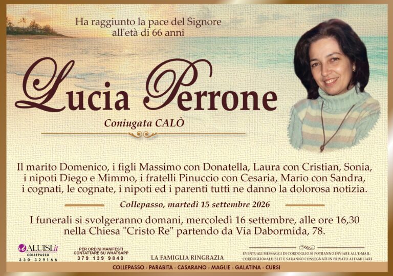 annuncio LUCIA PERRONE