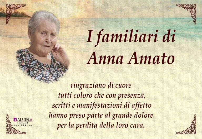 Ringraziamenti paese