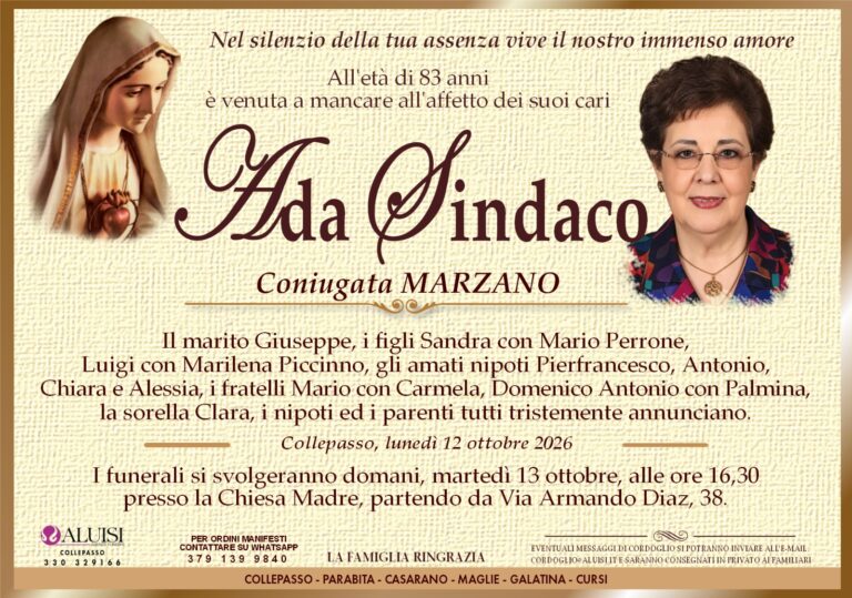 annuncio ADDOLORATA
