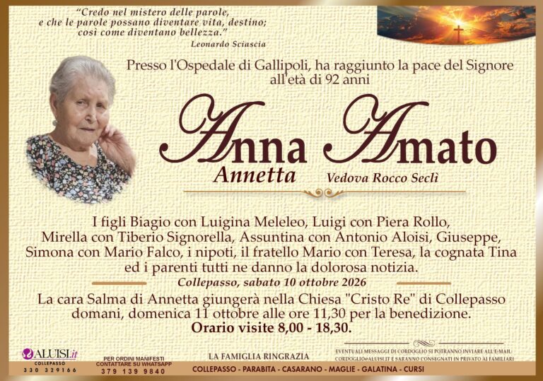 annuncio ANNA AMATO