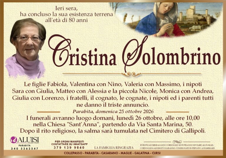 annuncio CRISTINA