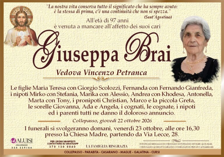 annuncio GIUSEPPA