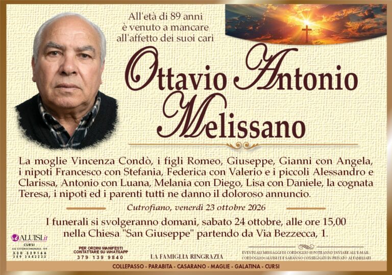 annuncio OTTAVIO ANTONIO