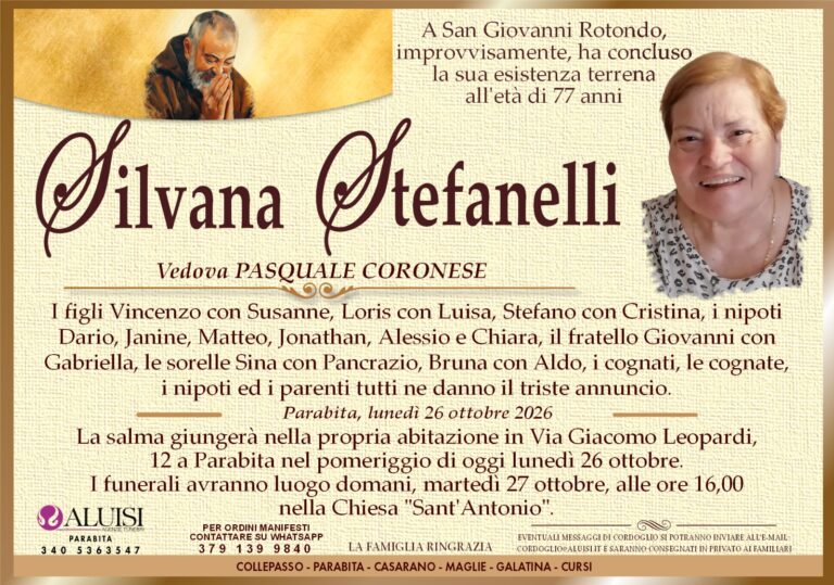 annuncio SILVANA