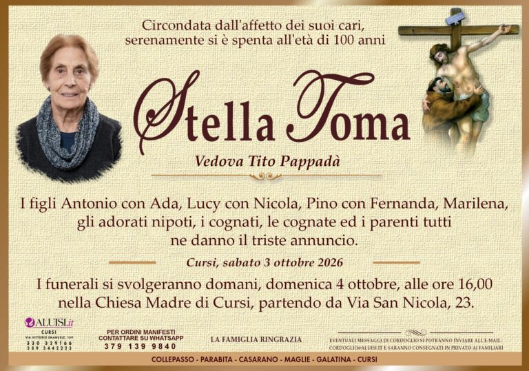 annuncio STELLA TOMA